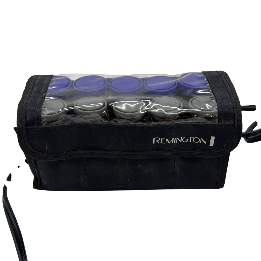Remington H1015 Compact Ceramic Ionic‎ Travel Hair Setter 10 Rollers No clips